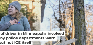A protester stands near a makeshift memorial honoring Renee Nicole Good, the victim of a fatal shooting in Minneapolis involving federal law enforcement agents. AP Photo/Tom Baker